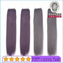 Grade 10A Human Virgin Remy Hair Extensions Knot Thread Hair Extension Brazilian Hair